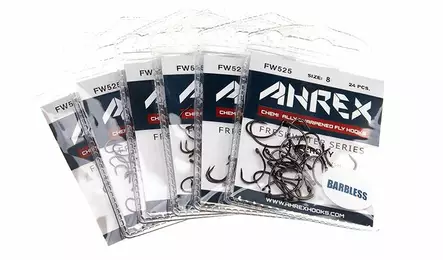 Ahrex FW525 Super Dry Barbless - Barbless Hooks - 023534448230 - 2