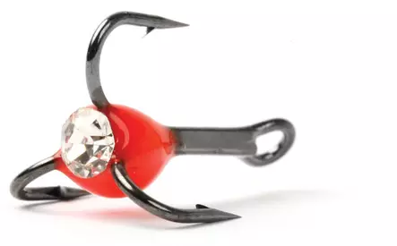 Asseri Painted Treble With Diamond - Ice Fishing Hooks - 4743234055700 - 1