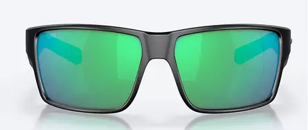 Costa Reefton Pro Black, Green Mirror 580G - Glass Lenses - 097963911160 - 2