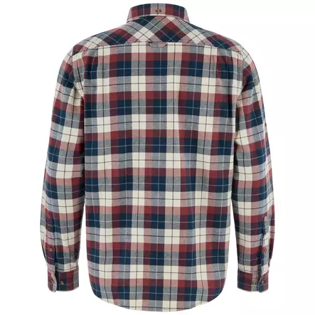 Fjällräven Singi Heavy Flannel M Dark Navy-Maroon - Shirts - 7323451205620 - 2