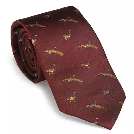 Laksen Flying Pheasnt Tie Wine - Other Hunting Clothes - 5707953641070 - 1