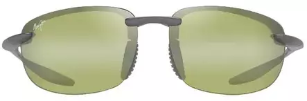 Maui Jim Hookipa Ultra - Metal Matte Green Frame with Maui Green Lens - Plastic Lenses - 603429093990 - 2