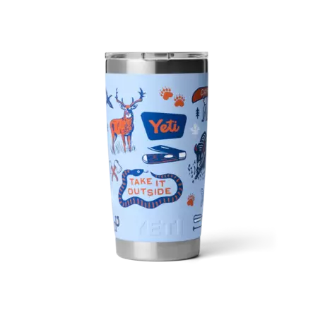 Yeti Rambler 20oz Tumbler Big Sky Summer Camp - Insulated Bottles and Mugs - 888830602850 - 2