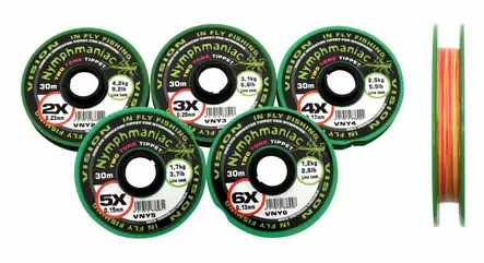 Vision Nymphmaniac Two Tone Tippet 3X - Indicators - 6417512838917 - 1