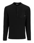 Simms Highline Henley Black - Shirts - 694264659700 - 2