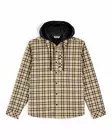 Simms Coldweather Hooded Shacket Wakemup Plaid: Cork - Other Jackets - 694264695760 - 2
