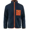 Fjällräven Vardag Pile Fleece M Navy-Autumn Leaf - Fleece Shirts - 7323450786670 - 1