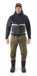 Grundens Men's Boundary Zip Stockingfoot Wader Stone/Otter - Waders - 7332525301090 - 2