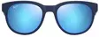 Maui Jim Maoli - Matte Dark Blue Frame with Blue Hawaii Lens - Plastic Lenses - 603429079840 - 2