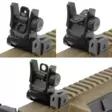 UTG Super Slim Rear Sight Manual Flip-up Tool-free Dual Aperture - Iron sights for rifles - 4712274528390 - 3