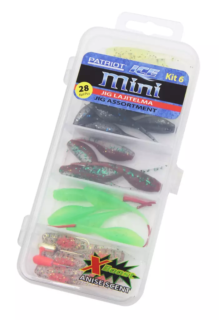 Patriot Ice Micro Assortment 06 Jig assortment 28pcs + lure box