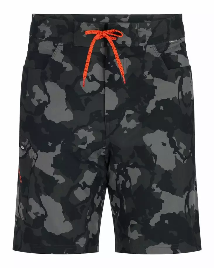 Simms Seamount Board Shorts Regiment Camo Carbon - Pants - 694264606100 - 2