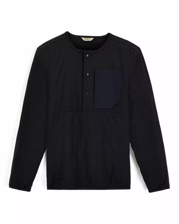 Simms Midstream Henley Black - Shirts - 694264699430 - 2