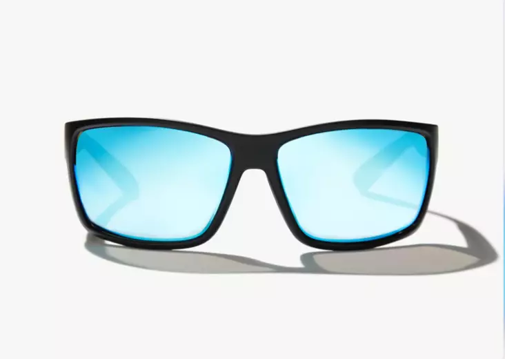 Bajio Bales Beach Black Matte Blue Mirror Glass - Glass Lenses - 810070820220 - 2
