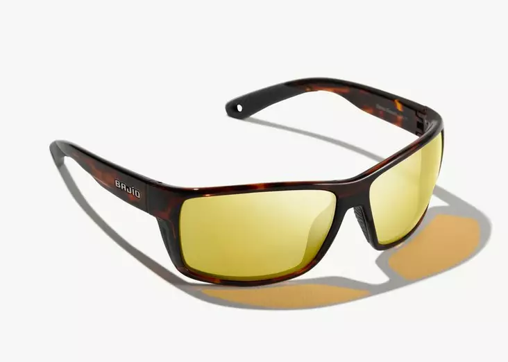 Bajio Bales Beach Dark Tort Gloss Yellow Glass - Glass Lenses - 840290913020 - 2