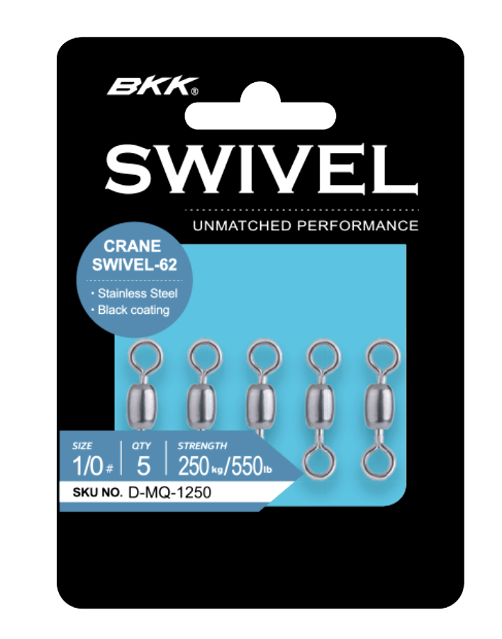 BKK Crane Swivel 62 - Split Rings - 6939067082800 - 1