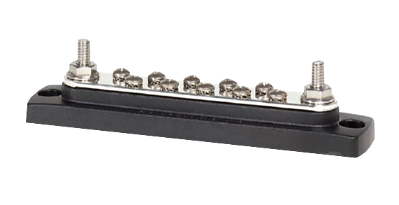 Blue Sea Systems BusBar 10 Gang Common Bus - Battery Accessories - 632085023010 - 1