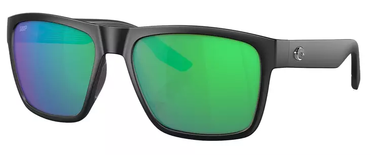 Costa Paunch XL Black, Green Mirror 580P - Plastic Lenses - 097963939850 - 1