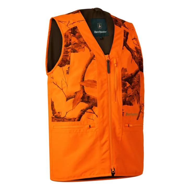 Deerhunter Eagle Waistcoat REALTREE EDGE Safety Orange - Hunting Jackets for Men - 5702827233290 - 1
