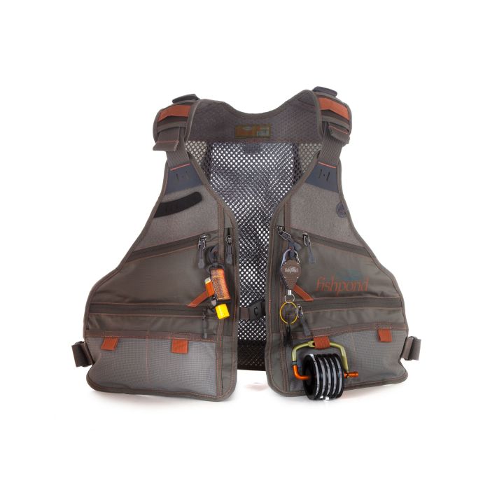 Fishpond Flint Hills Vest Gravel - Fly Fishing Vests - 816332014970 - 1