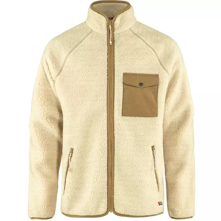 Fjällräven Vardag Pile Fleece M Chalk White - Fleece Shirts - 7323450731830 - 1