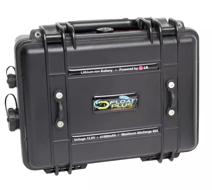Float Plus 12,6V 41,6Ah Lithium Ion Battery in Stormcase - Belly Boats - 1302202220 - 1
