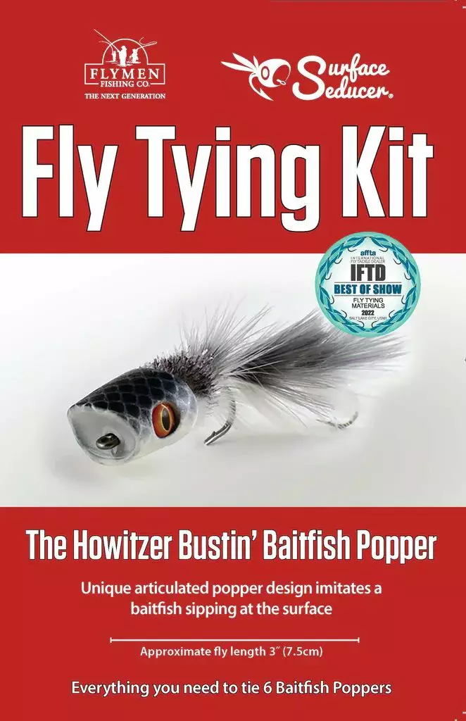 Flymen Fly Tying Kit Howitzer Popper - Fly Tying Assortments - 765855275170 - 1