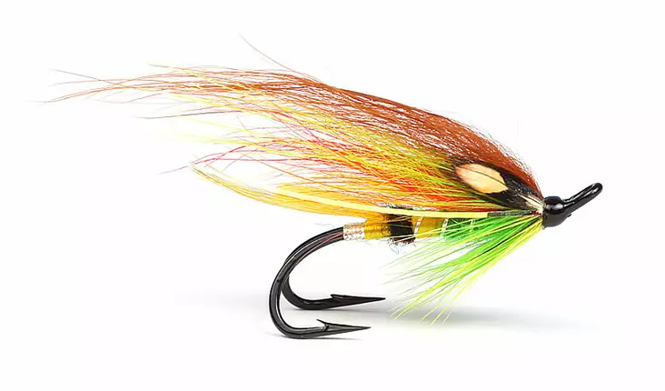 Green Highlander Double Hook Salmon Fly - Double Hook Salmon Flies - 7033840120600 - 1