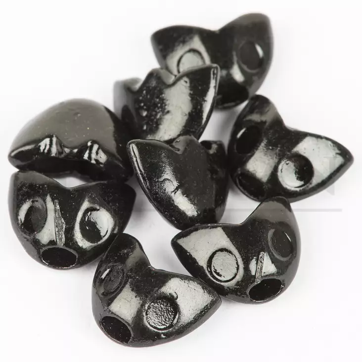 Grimman Sculpin Head + 3D Eyes 15x11mm - Weighted Eyes - 11808030 - 1