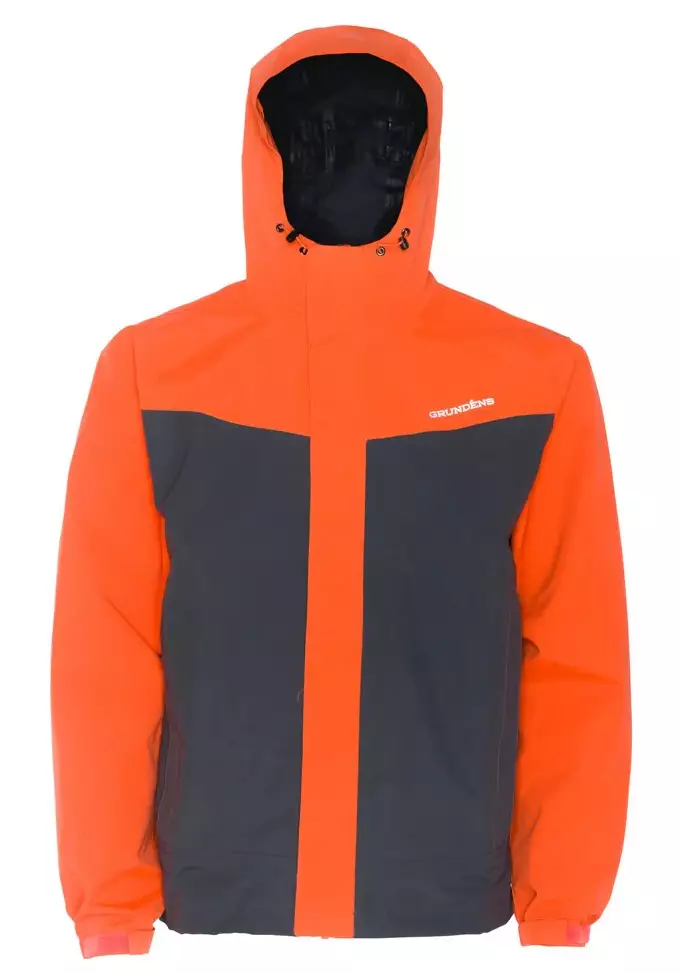 Grundens Full Share Jacket Orange Grey - Hard Shells for Men - 7332525246940 - 1