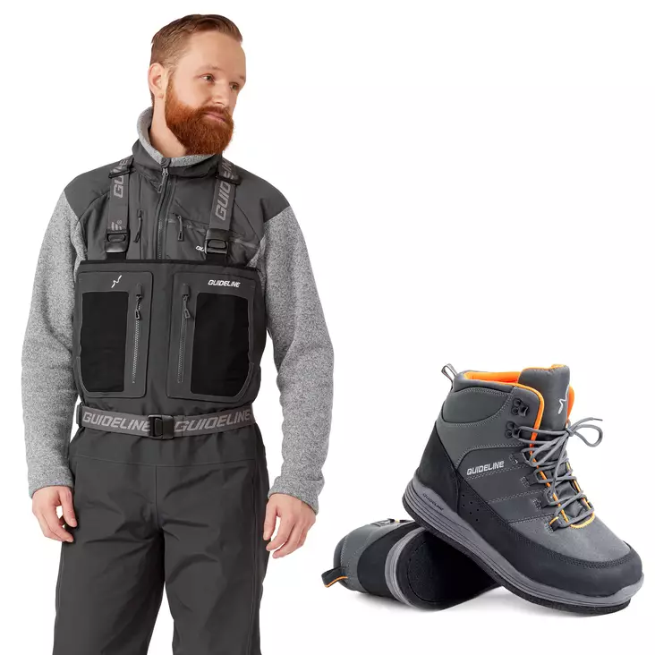 Guideline Laxa 2.0 Wader and Felt Boot - Wading Gear Combos - 2035002039S40 - 1