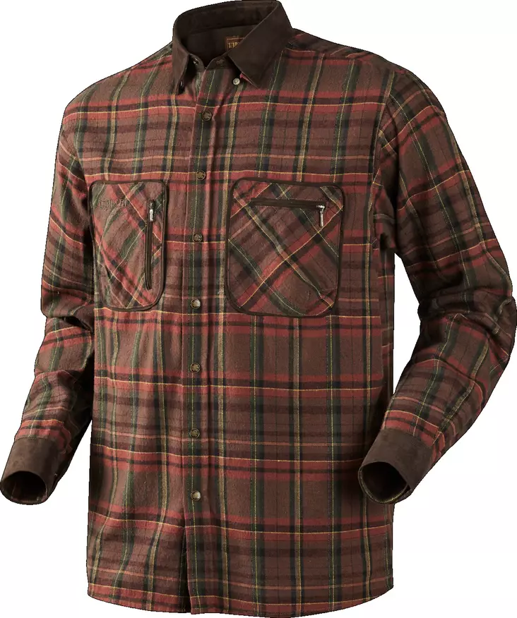 Härkila Pajala Shirt Red Checkered - Shirts - 5707335111870 - 1