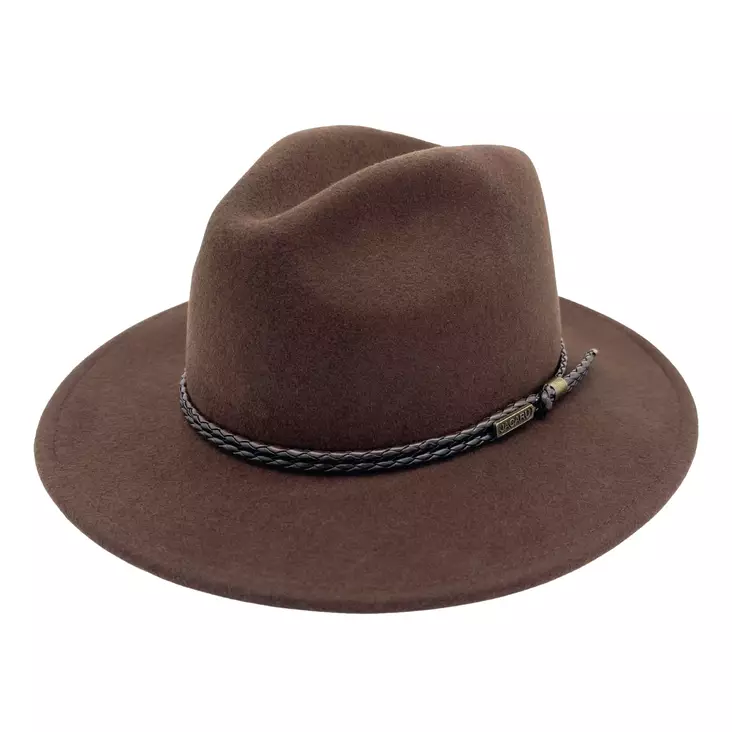 Jacaru Outback Fedora Hat Brown - Caps, Beanies and Other Hats - 9331670297690 - 1