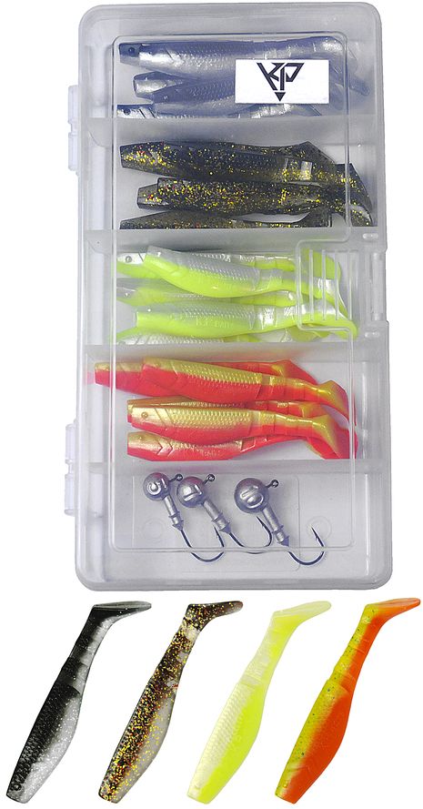 K.P Baits Jig Mix 2,5" - Lure Assortments - 6438239073160 - 1