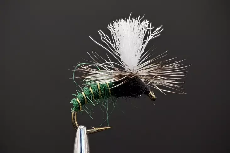 Klinkhamer Green Salmon Dry Fly - Other Flies - 8859202531100 - 1
