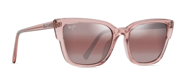 Maui Jim Kou - Translucent Pink Frame with Maui Rose Lens - Glass Lenses - 603429071950 - 1