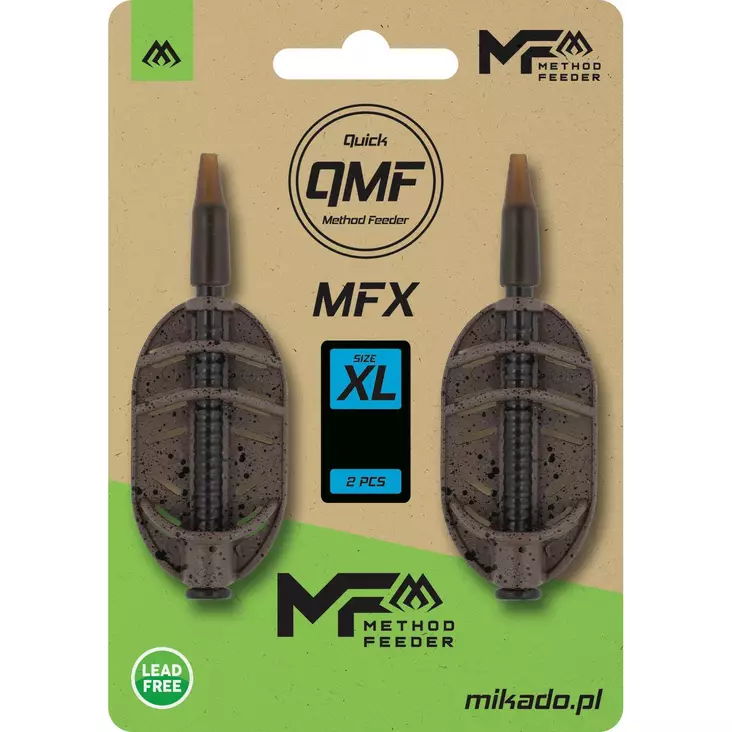 Mikado Method Feeder MFX Q.M.F. XL 2 pcs - Flat & Hybrid Method Feeders - 5900637157410 - 1