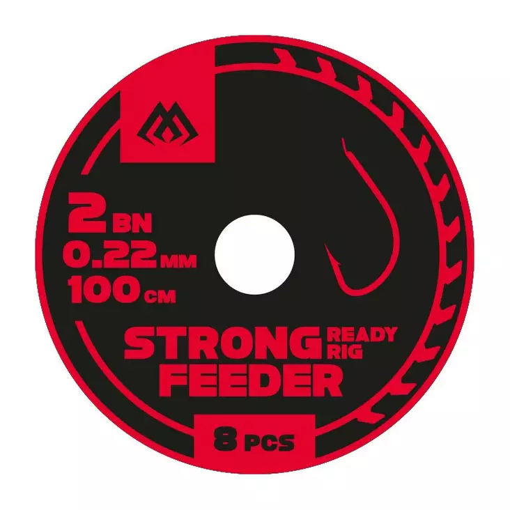 Mikado Strong Feeder Ready Rig 100cm #10 - Ready Tied Hooks - 5900637110460 - 1