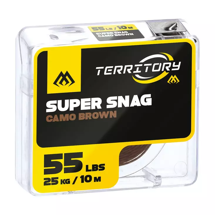Mikado Super Snag 10m Camo Brown - Uncoated Braid - 5900637103820 - 1