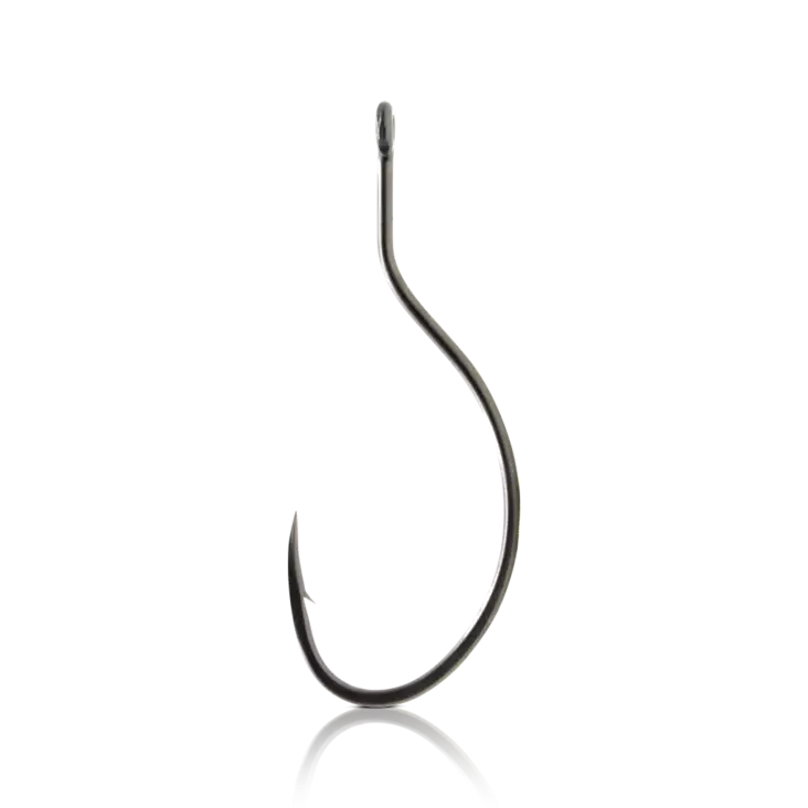 Mustad Heritage C84B Curved Back Shrimp Hook - Streamer Fly Hooks - 023534486560 - 1