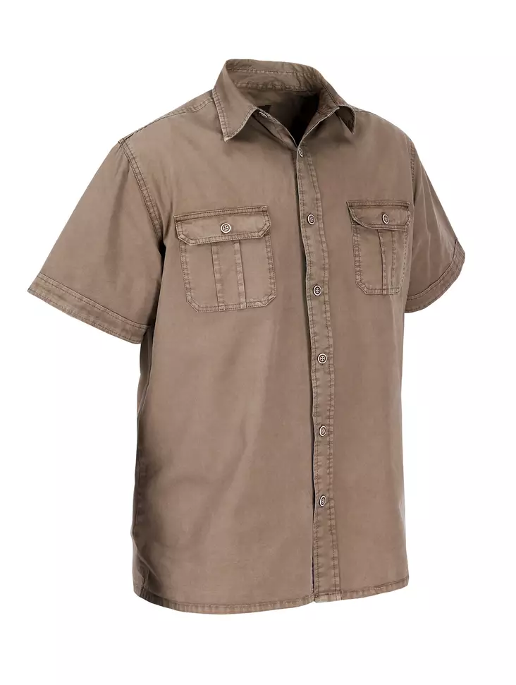 Nordhunt Serengeti Stretch Shirt Desert Khaki - Shirts - 1000000014570 - 1