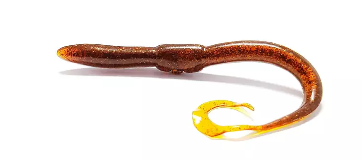 Orka Twisting Worm 10cm - Softbaits with Curly Tail - twisting10 - 1