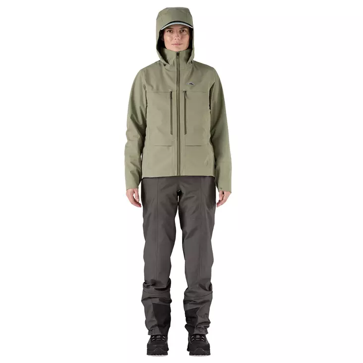 Patagonia Womens Swiftcurrent Wading Jacket, River Rock Green