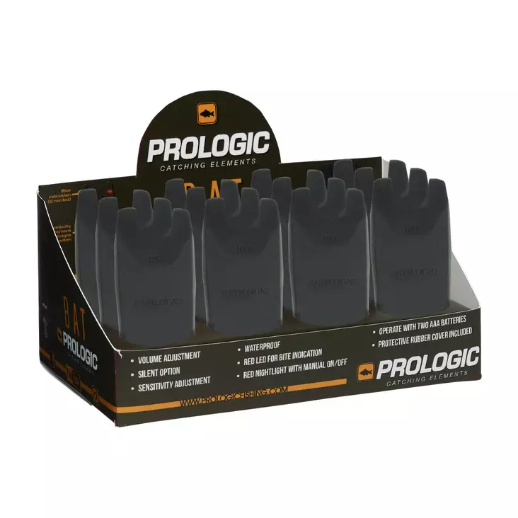 Prologic BAT Bite Alarm Red 12pcs - Bite Alarms - 5706301557780 - 1