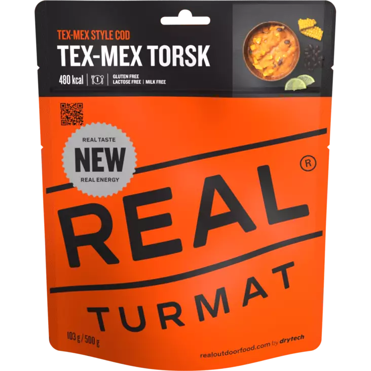 Real Turmat Tex-Mex Cod - Outdoor Meals - 7036480060220 - 2