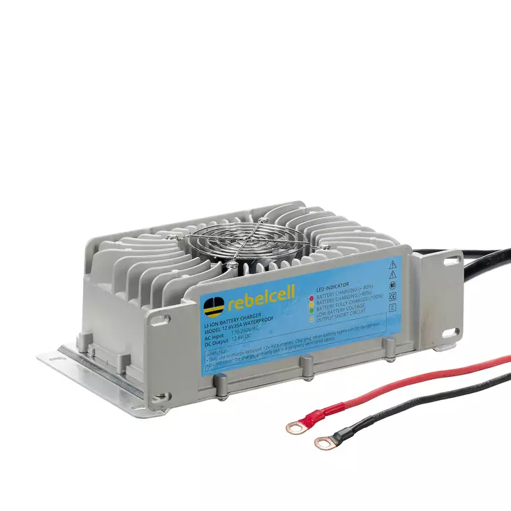 Rebelcell Charger12.6V/35A waterproof - Battery Chargers - 7106623685990 - 1