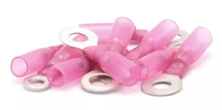 Ring terminal with heat shrink 10pcs - Cables and connectors - 0812202420 - 1