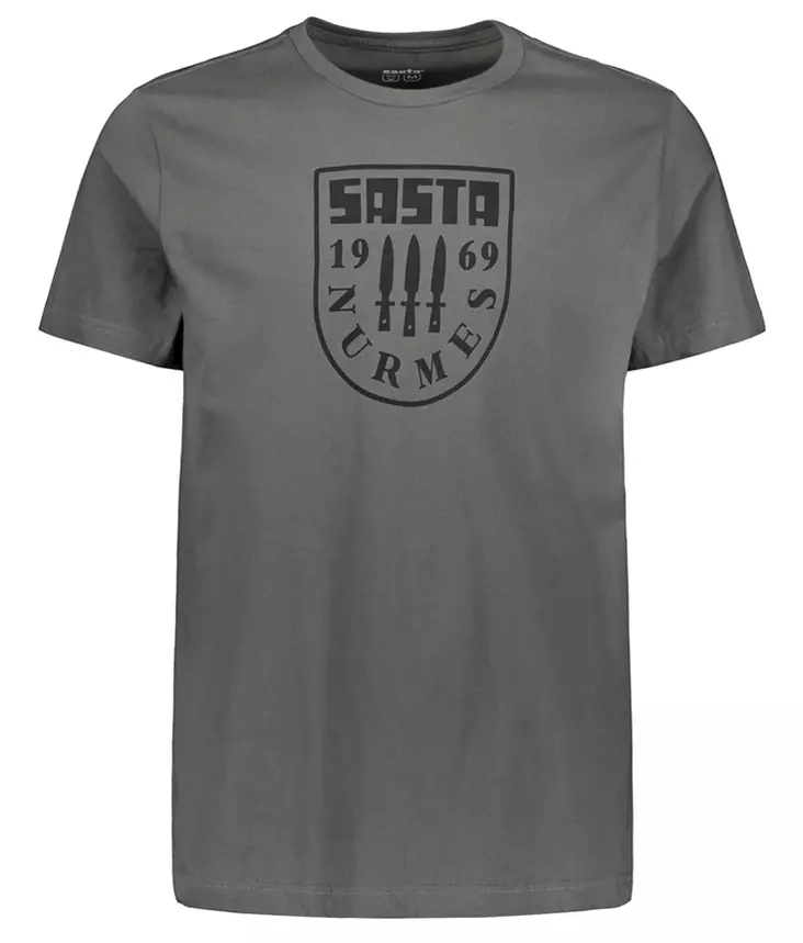 Sasta Nurmes T-Shirt Dark Grey - Shirts - 6419619202370 - 1