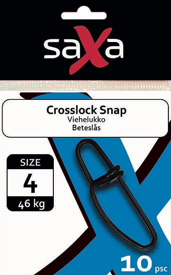 Saxa Crosslock Snap - Snaps and Swivels - 6438407000530 - 1
