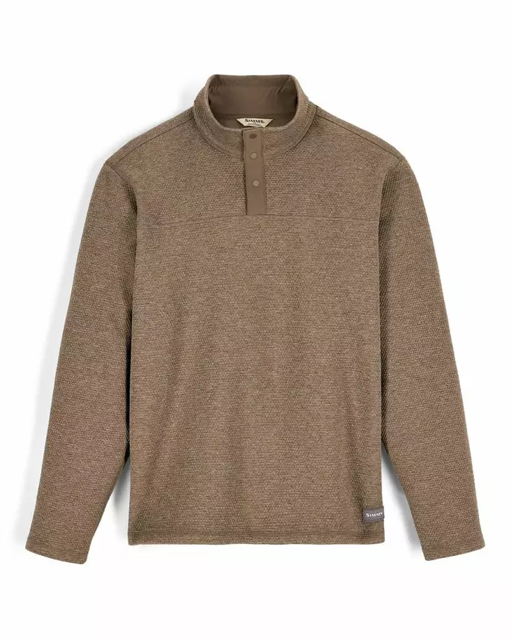 Simms Harbour Sweater Sturgeon Heather - Shirts - 694264698280 - 2